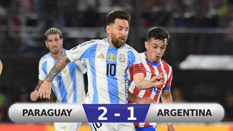 Kết quả paraguay vs argentina lần đầu thắng argentina sau  năm