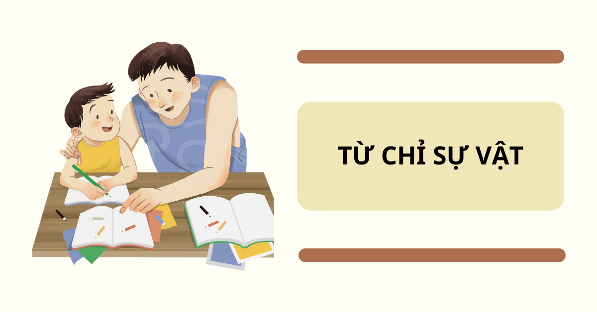 Từ chỉ sự vật là gì