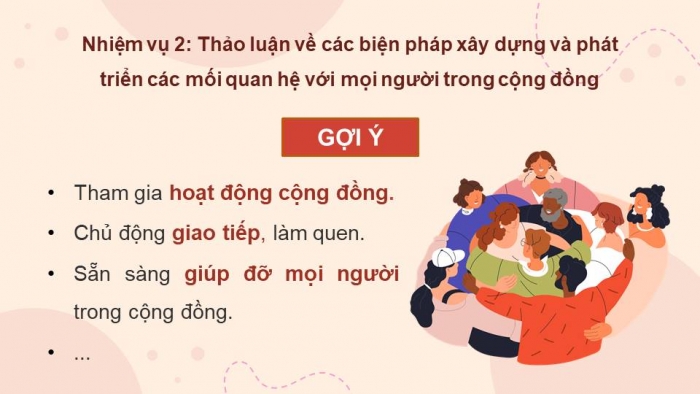 Giáo án và ppt hoạt động trải nghiệm  kết nối chủ đề  phát triển cộng  đồng